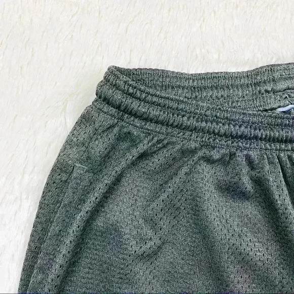 Champion Dark Gray Mesh Elastic Drawstring Waist Basketball Athletic Shorts - Picture 8 of 15